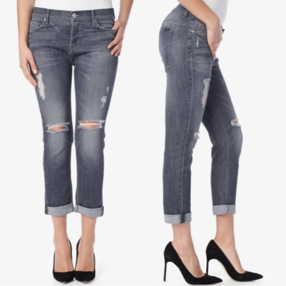 Hudson Leigh Destroyed Boyfriend Jeans
